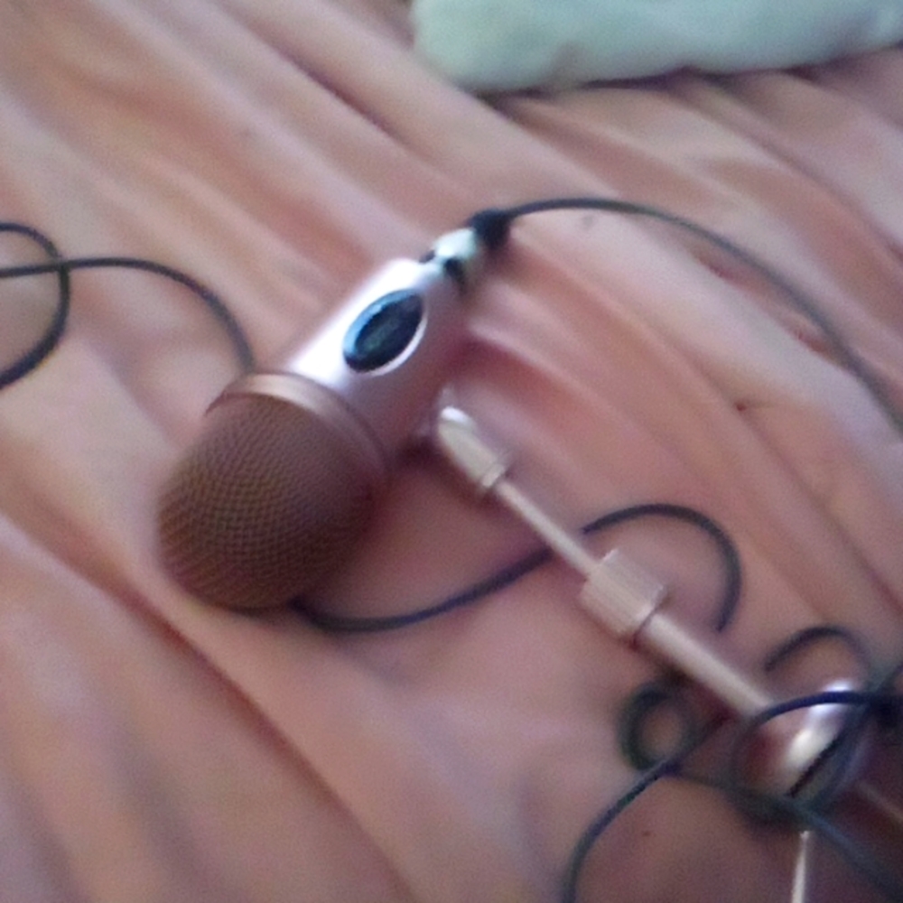 A rose pink microphone that do asmr